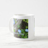 モーニンググローリーウォーター色 コーヒーマグカップ (正面左)