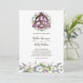 モーニンググローリーケルトプラムトリケートラハンドスティング 招待状 (スタンド正面)