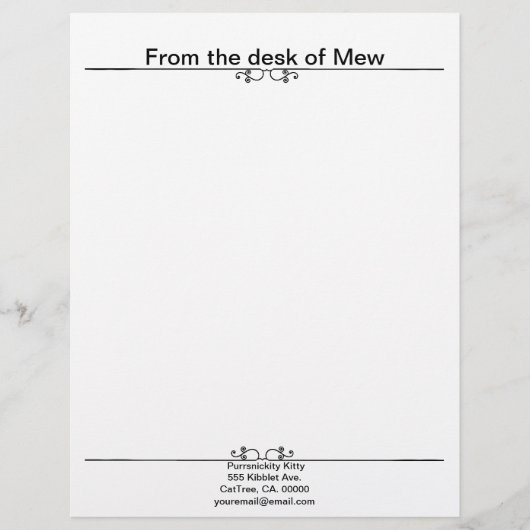 モーニンググローリーシャドーフェアリーとコズミックキャット レターヘッド (正面)