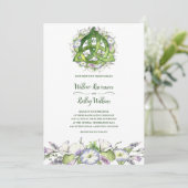 モーニンググローリーセルティックグリーントリケートラハンドスティング 招待状 (スタンド正面)