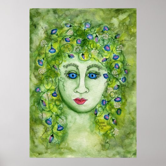 モーニンググローリーニンフのポスター ポスター (正面)