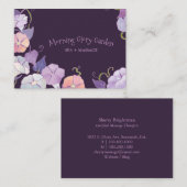 モーニンググローリーパープルスパ 名刺 (正面/裏面)