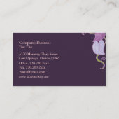 モーニンググローリーパープルモノグラム 名刺 (裏面)