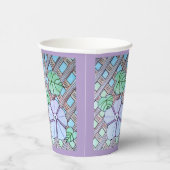 モーニンググローリーパープル紙カップ 紙コップ (右)