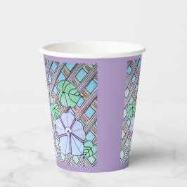 モーニンググローリーパープル紙カップ 紙コップ