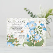 モーニンググローリーフラワー招待状 招待状 (スタンド正面)