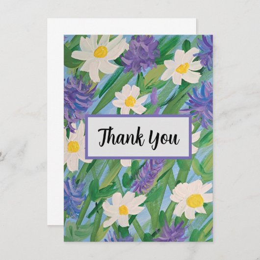 モーニンググローリーフローラサンキューノート サンキューカード (正面/裏面)