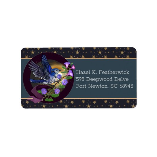 モーニンググローリーブルージェイ ラベル (正面)