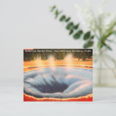 モーニンググローリープールイエローストーン国立公園 シーズンポストカード (スタンド正面)