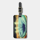 モーニンググローリープールイエローストーン国立公園 ラゲッジタグ (正面縦)