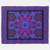 モーニンググローリーライト フリースブランケット (正面(横))