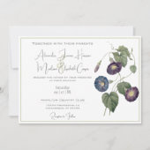 モーニンググローリー結婚式招待状 招待状 (正面)