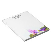 モーニンググローリー開花固定文字頭メモ帳 ノートパッド (アングル)