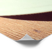 モーニングコーヒーとポルトガル語のタルト ポスター (角)