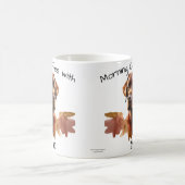 モーニングコーヒーとマイラブラドールモダンマグ コーヒーマグカップ (中央)