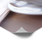 モーニングコーヒーと新聞のポスター ポスター (角)