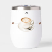 モーニングコーヒーイブニングシャンパンタイムタンブラー (正面)