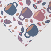 モーニングコーヒーキュートパターンパステルギフトカラフルプレゼント 薄葉紙 (詳細)