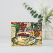 モーニングコーヒークラッチクラッチパーティの招待状 招待状 (スタンド正面)