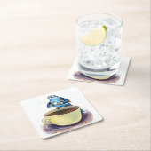 モーニングコーヒーツイートコースター スクエアペーパーコースター (インサイチュ)