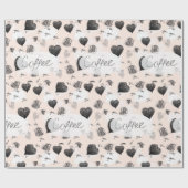 モーニングコーヒードドル魔法マグカップ ラッピングペーパー (フラット)