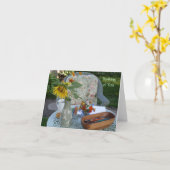 モーニングコーヒーノートカード カード (黄色い花)