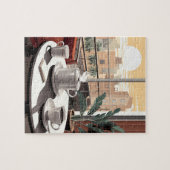 モーニングコーヒーパズル ジグソーパズル (横)