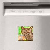 モーニングコーヒーフクロウ マグネット (インサイチュ (食洗機))