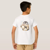 モーニングコーヒーペンギン Tシャツ (裏面フル)