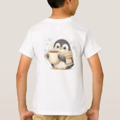 モーニングコーヒーペンギン Tシャツ (裏面)