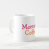 モーニングコーヒーマグ コーヒーマグカップ (正面左)