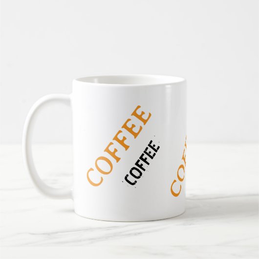 モーニングコーヒーモチベーションマグ コーヒーマグカップ (左)