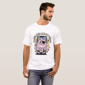 モーニングコーヒーモンスター かわいい おもしろTシャツ Tシャツ (正面フル)