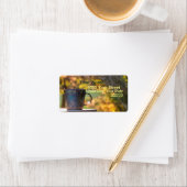 モーニングコーヒー住所 シール (インサイチュ)