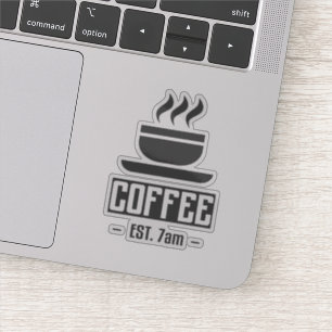 モーニングコーヒー修正ステッカー シール