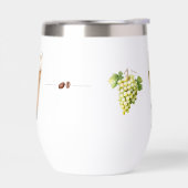 モーニングコーヒー夕べホワイトワインタイムタンブラー (左面)