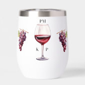 モーニングコーヒー夕べレッドワインタイムタンブラー (背面)