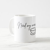 モーニングコーヒー必須 マグカップ (正面左)
