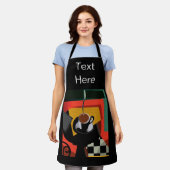 モーニングコーヒー追加文字、エプロン エプロン (着用した状態)