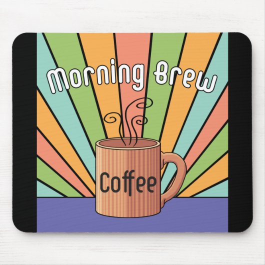 モーニングコーヒー マウスパッド (正面)