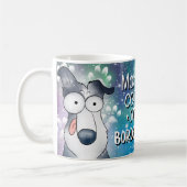 モーニングコーヒ縁どーー コーヒーマグカップ (左)