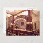 モーニングコールのコーヒー立場、ニュー・オーリンズのLA ポストカード (正面/裏面)