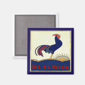 モーニングコールルースター マグネット (正面/裏面)