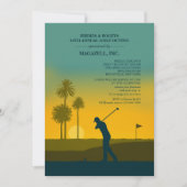 モーニングゴルファー招待状 招待状 (正面)