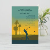 モーニングゴルファー招待状 招待状 (スタンド正面)