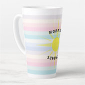 モーニングサンシャインカラフルラージラテマグ カフェラテマグ (左アングル)