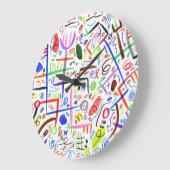 モーニングサンシャイン ラージ壁時計 (傾斜)