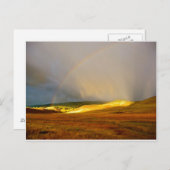 モーニングサンダーストームマウンテンレインボー ポストカード (正面/裏面)