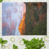 モーニングサンライズセドナアリゾナ砂漠 キッチンタオル (折り畳み)