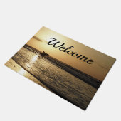 モーニングサーファーウェルカムドアマット ドアマット (アングル)